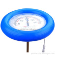 Outdoor Durable Frog-Shaped Pool Thermometer and Floating Clock for Landscape Pools - Pool Tools & Accessories